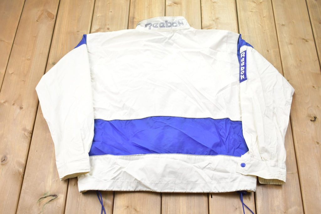 Vintage 1980s Reebok Full Zip Windbreaker Jacket