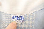 Vintage 1970s Andea New York Abstract Button Up Shirt Women's XL