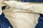 Vintage 1990s Forest Pines Moose Fleece Hoodie Zip Up Sweater