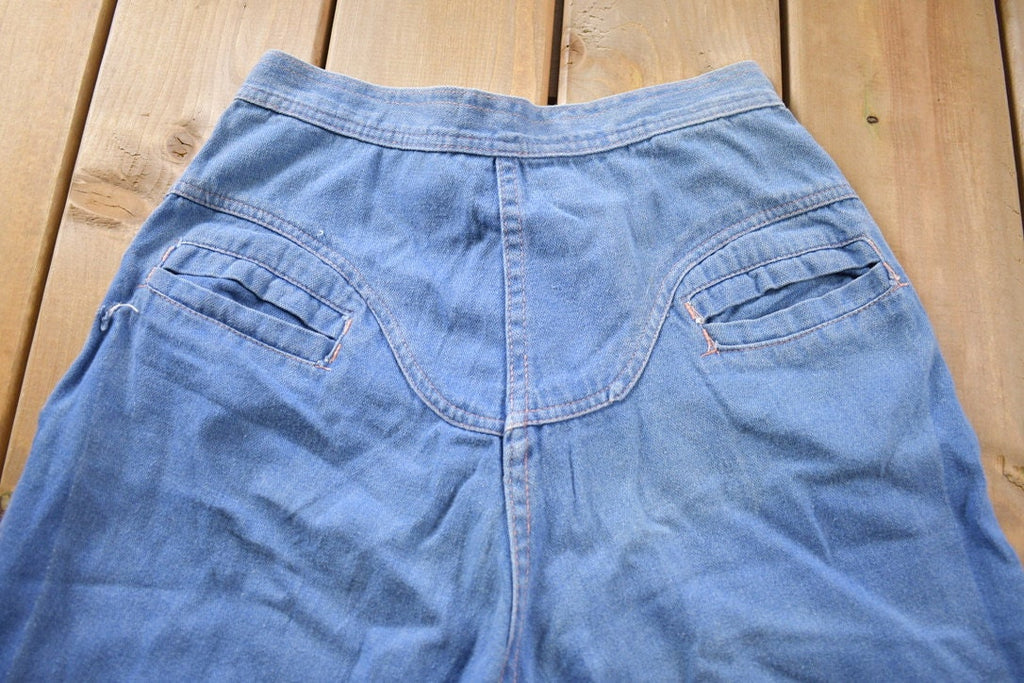 Vintage 1970s Bell Bottom Jeans Size 26 x 30.5