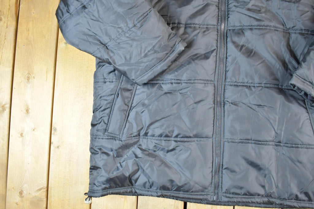 Vintage 1990s Deadstock Veezo Black Down 4X Ski Puffer Jacket