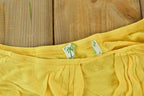 Women Vintage Vigos Y2K Yellow Hearts T-Shirt Vigoss Grunge Skull Print