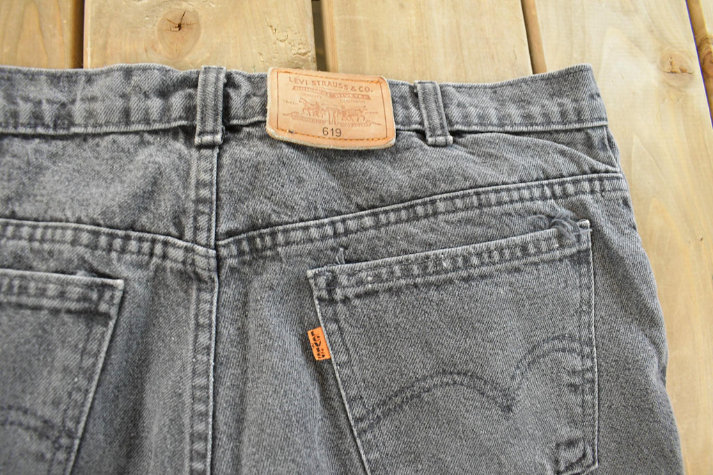 Vintage 1990s Levi's 619 Straight Orange Tab Denim Jeans Men's 36 x 31