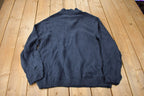 Vintage Y2K Chaps Embroidered Logo Quarter Zip Knit Sweater Size XL
