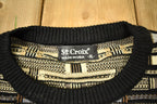 Vintage 1990s St Croix 3D Knit Crewneck Sweater