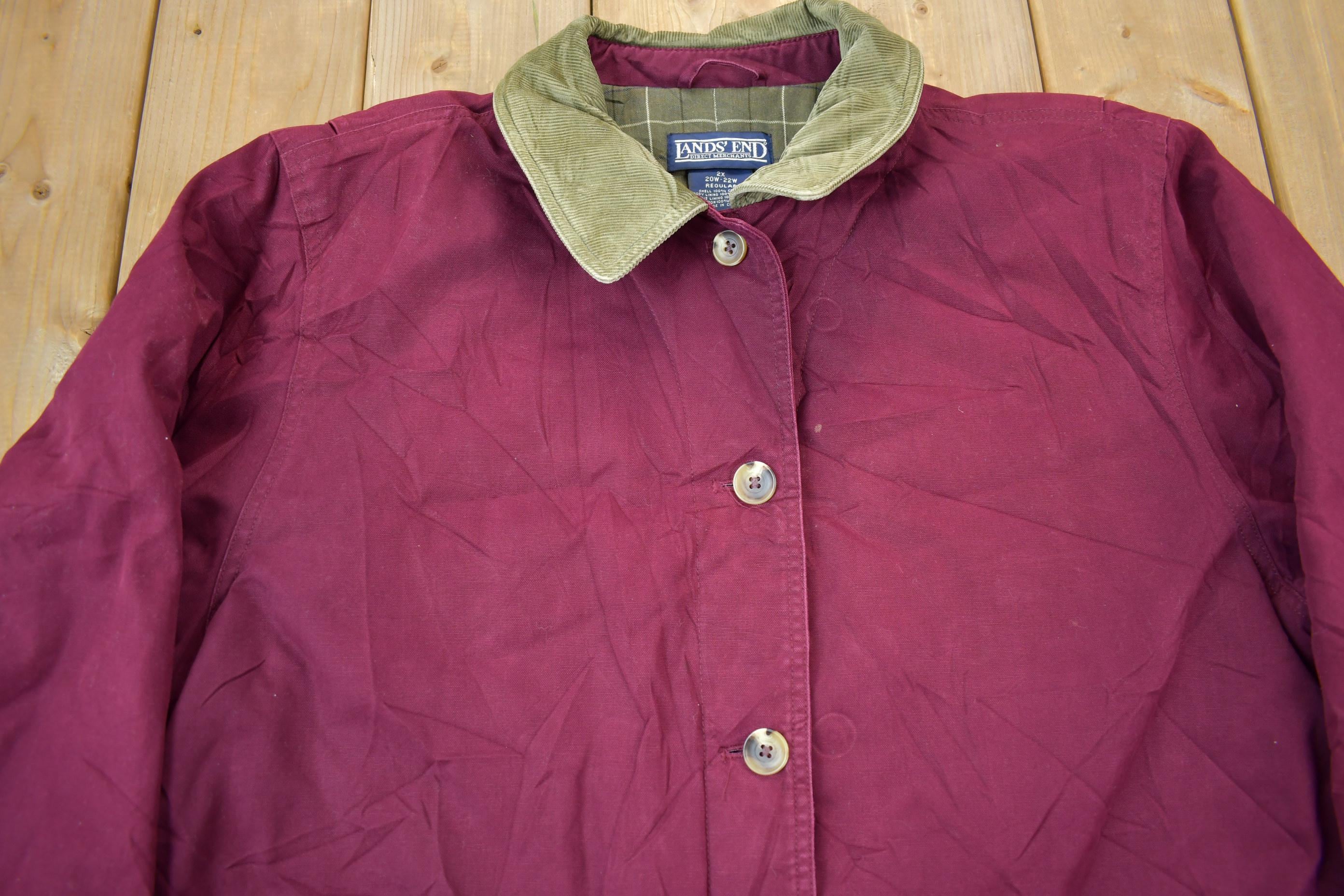 Vintage 1990s Lands End Women's Field Jacket