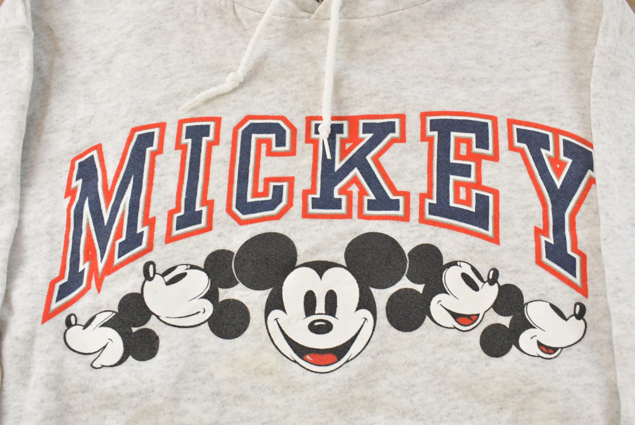 Vintage 1990s Mickey Mouse Walt Disney Designs Graphic Hoodie Men's M / 90s Hoodie / Vintage Sweatshirt / 90s Disney / Made in USA