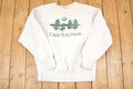 Vintage 1990s Camp Knutson Cross Grain Graphic Print Crewneck Sweatshirt Mens L