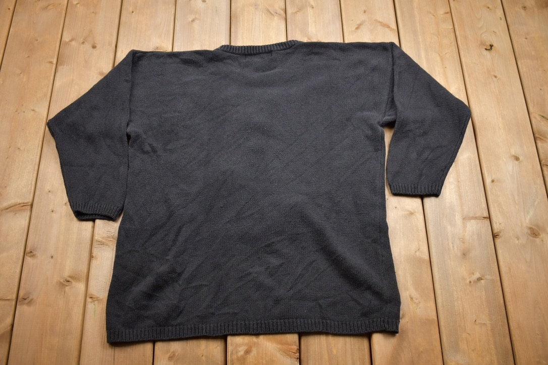 Vintage 1990s Christmas Theme Women's Knit Sweater