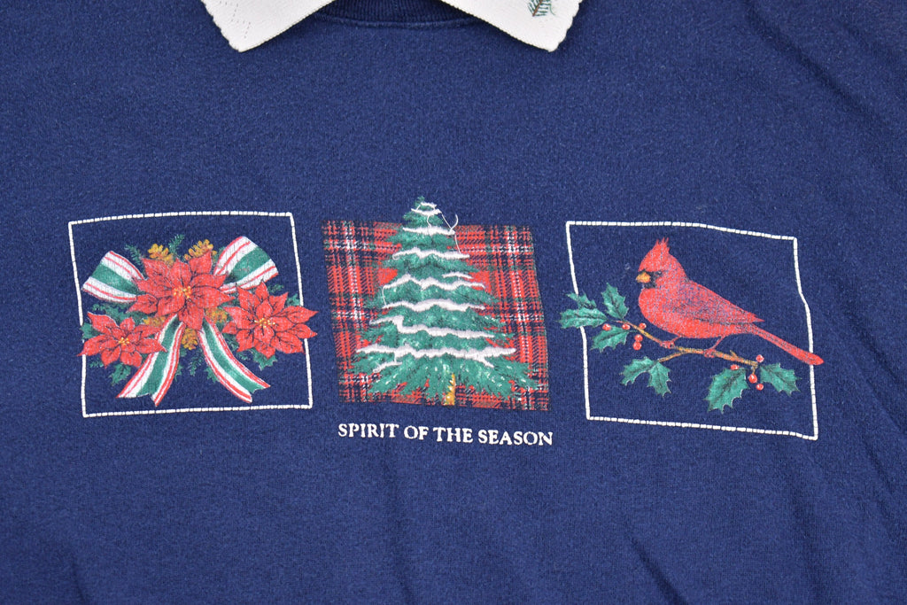 Vintage 1990s Cute Spirit Of The Season Christmas Sweater