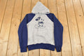 Vintage 1980s Mickey Mouse Walt Disney World Graphic Raglan Hoodie Men's XS