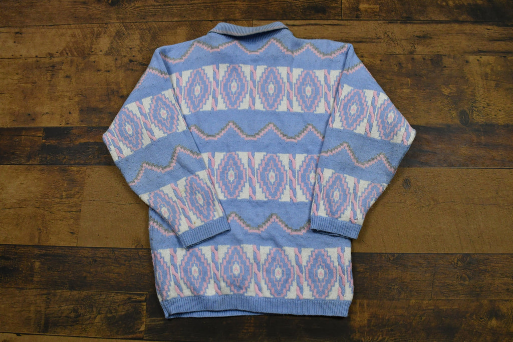 Vintage Alberoy Collared Knit Sweater