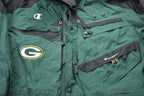 Vintage 1990s Champion Green Bay Packers NFL Windbreaker Jacket