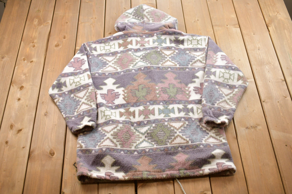 Vintage 1990s G4000 Aztec Pattern Fleece Sweater