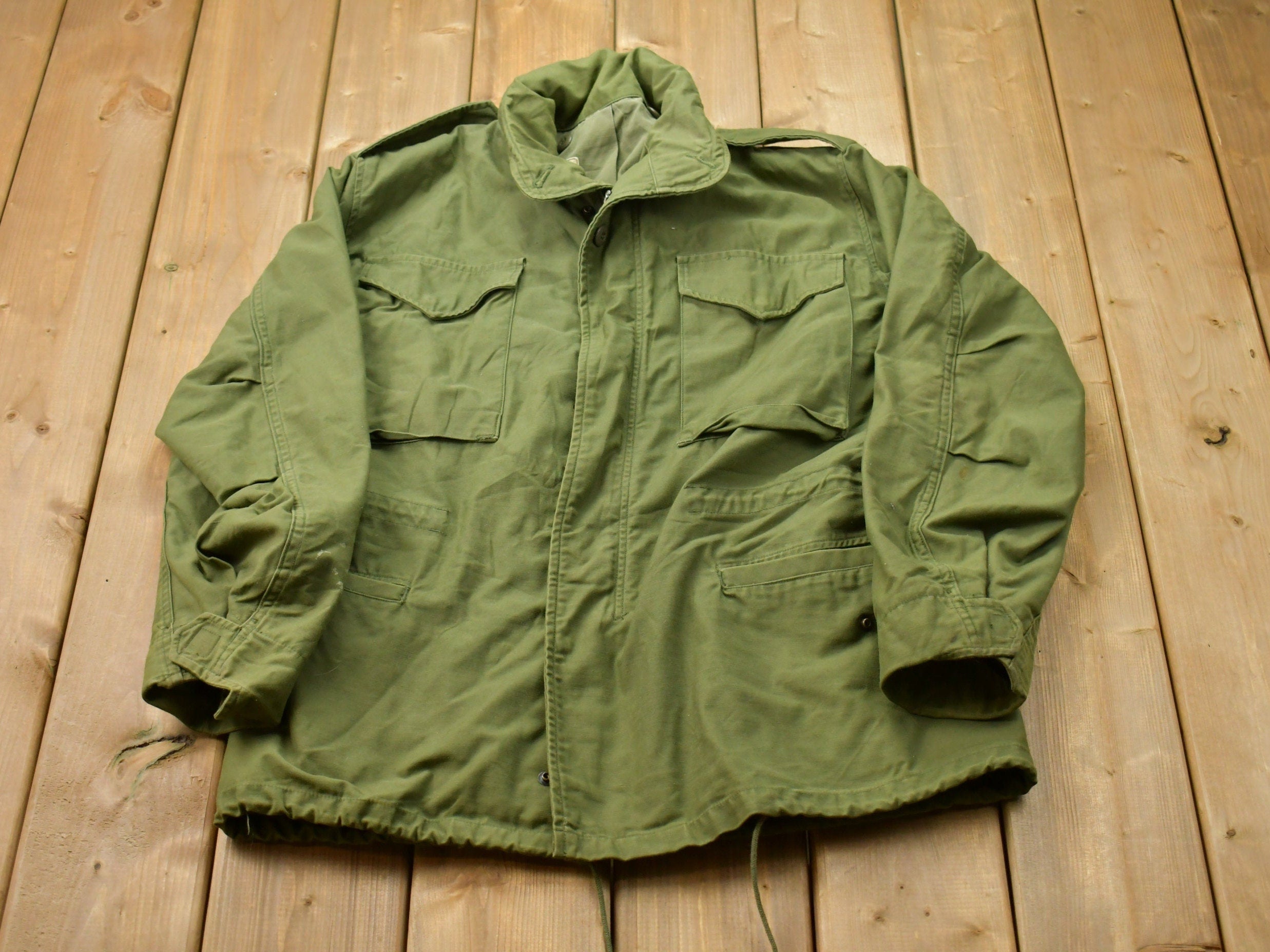 Vintage 1980s Military Jacket