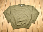 Vintage 1990s County Seat Knitted Wool Blend Crewneck Sweater
