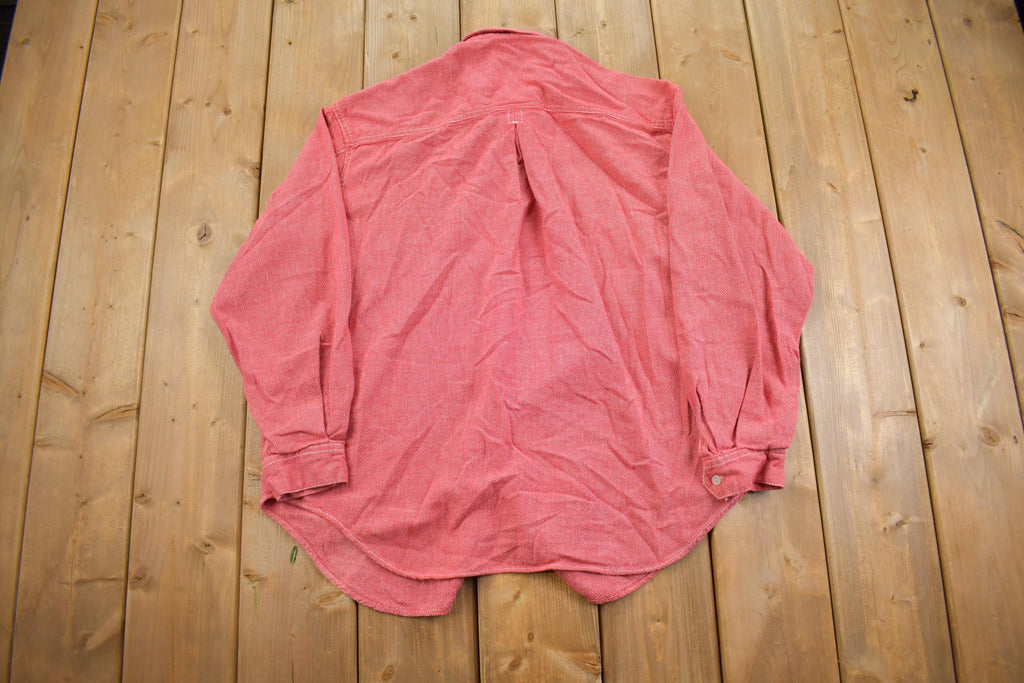Vintage 1980s Levis Western Style Button Up Rodeo Shirt