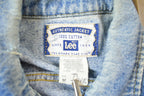 Vintage 1990s Golden Retriever Distressed Lee Jean Jacket