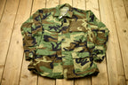 Vintage 1990s Camo Military Field Jacket
