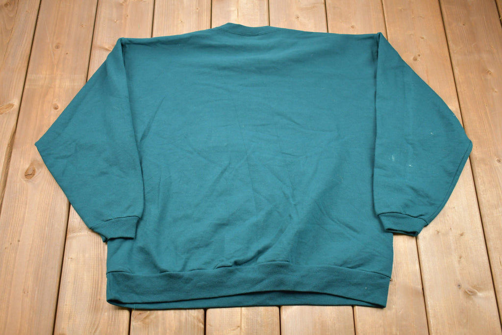 Vintage 1990s Floral Print Crewneck