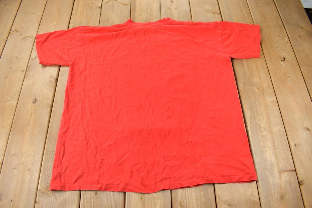 Vintage 1990s Naughty & Nice Single Stitch Graphic T-Shirt Made In USA