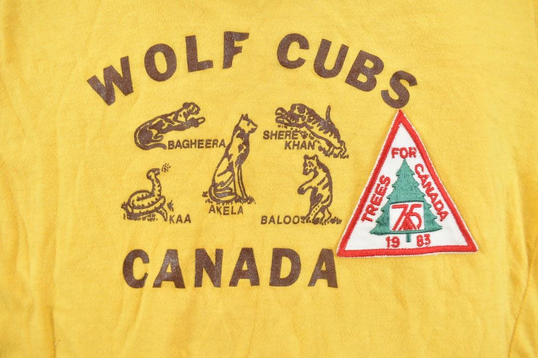 True Vintage 1983 Cub Scouts Of Canada Graphic T Shirt