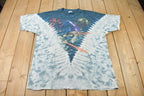Vintage 1999 Star Wars Episode 1 All Over Print Tie Dye Promo T-Shirt
