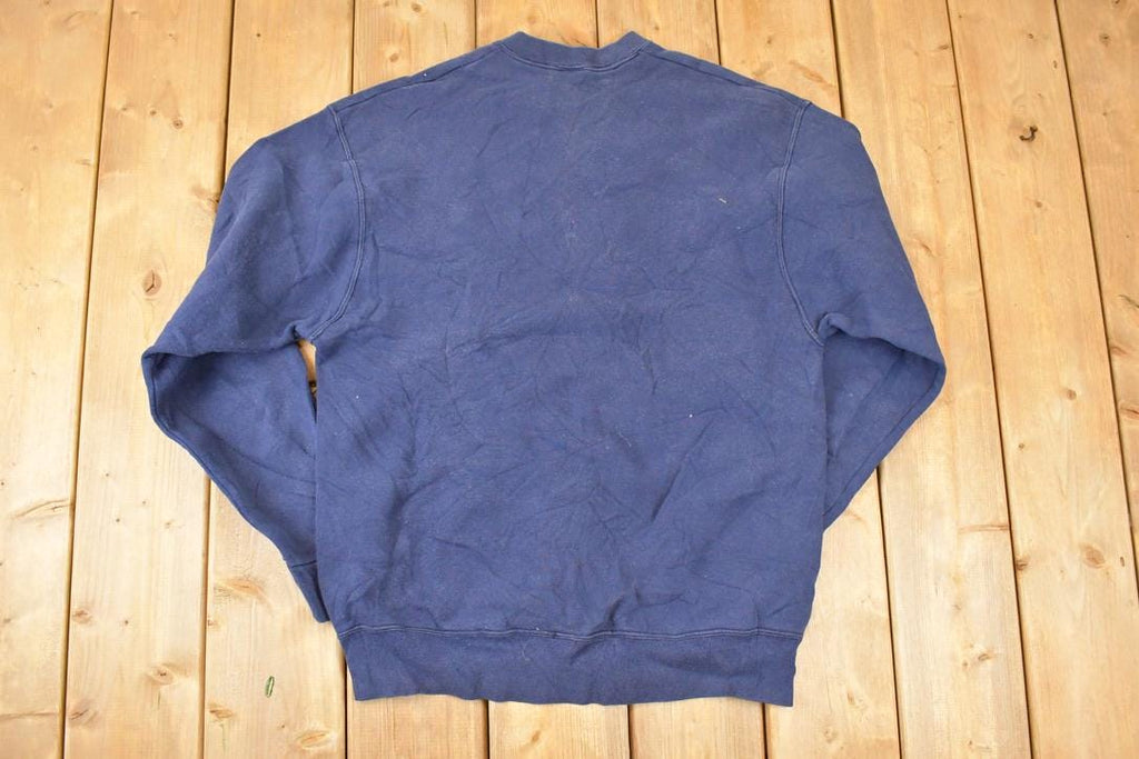 Vintage 1990s Kananaskis Canadian Rockies Embroidered Crewneck Sweatshirt Men's L