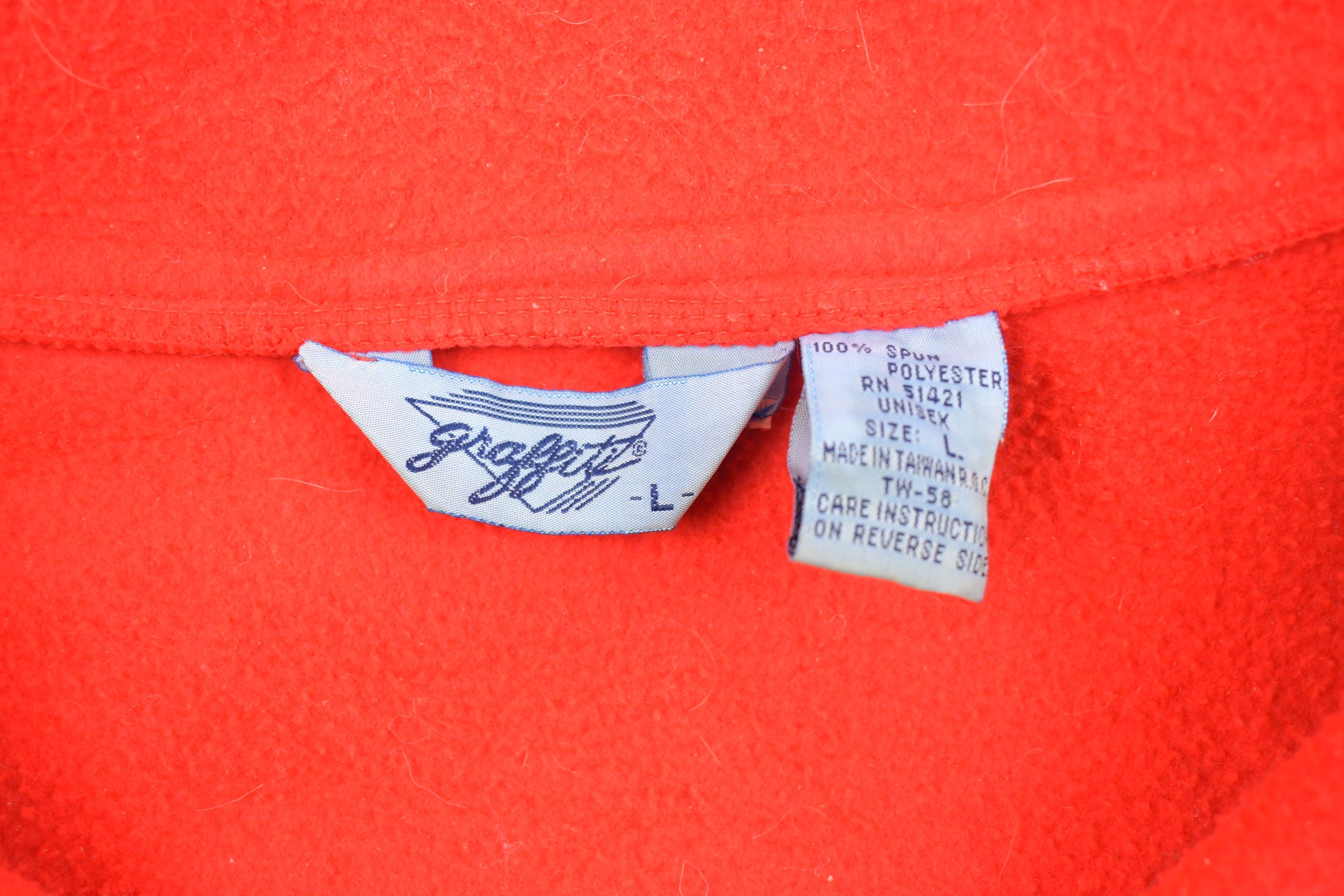 Vintage 1990s Blank Quarter Zip Crewneck Sweatshirt