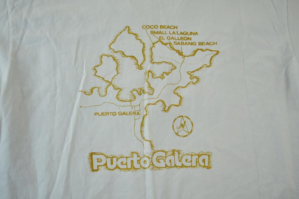 Vintage 1990s Puerto Galera Philippines Asia Divers Souvenir Graphic T-Shirt