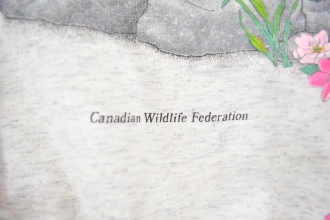 Vintage 1990s Canadian Wildlife Federation Sweatshirt