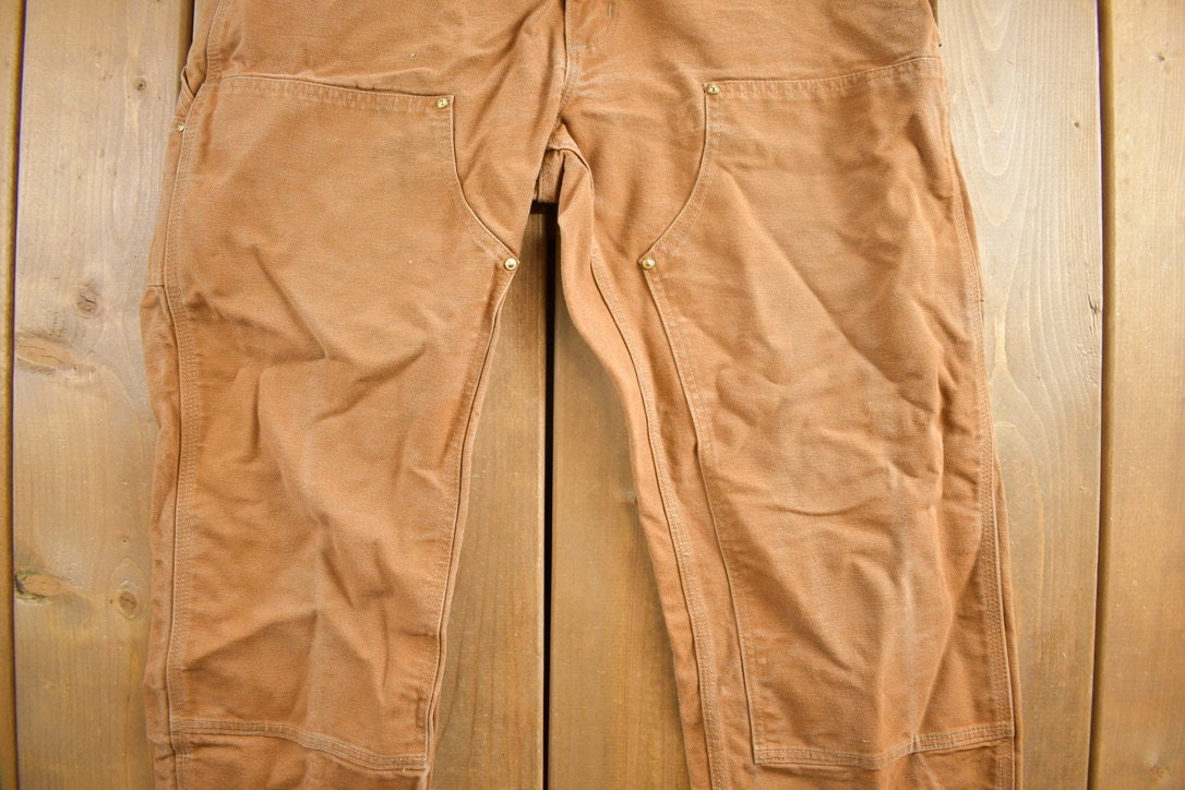 Vintage 1990s Carhartt Double Knee Work Pants Size 38x30