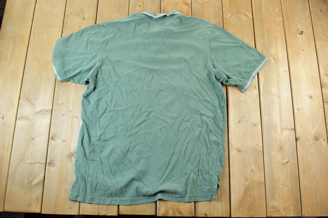 Vintage 1990s Eddie Bauer Quarter Button Polo Shirt