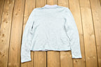 Vintage 1990s Mita Zip Up Pastel Sweater