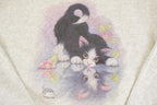 Vintage 1990s Cute Cat Souvenir Crewneck Sweatshirt Mens L