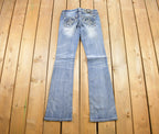 Vintage Y2K Miss Me Bedazzled Low Rise Jeans Size 26x34