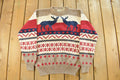 Vintage 1990s St. John's Bay Deer Knit Crewneck Sweater Men's Large