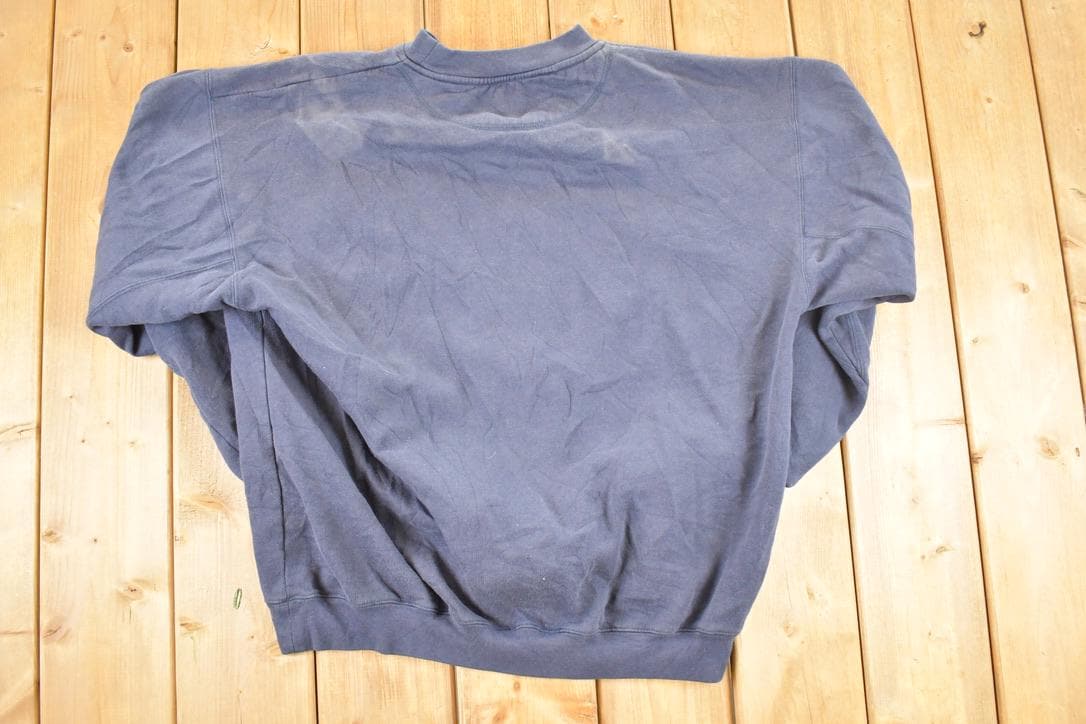 Vintage 1990s Six Point Buck Embroidered Crewneck Sweatshirt Men's XL