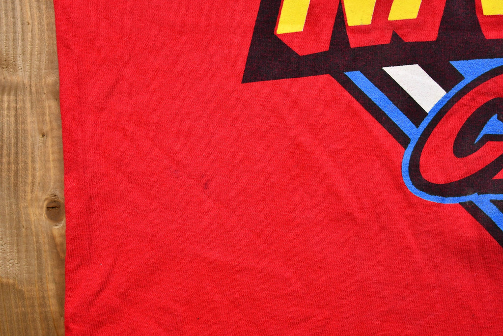 Vintage 1990s NASCAR Café Orlando Graphic T-Shirt / Single Stitch / Racing / 90s Streetwear / Life's A Race The Best Times Win / Sportswear