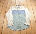 Vintage 1980s Cowboys Turtle Association Mountain Scenery Button Up Shirt