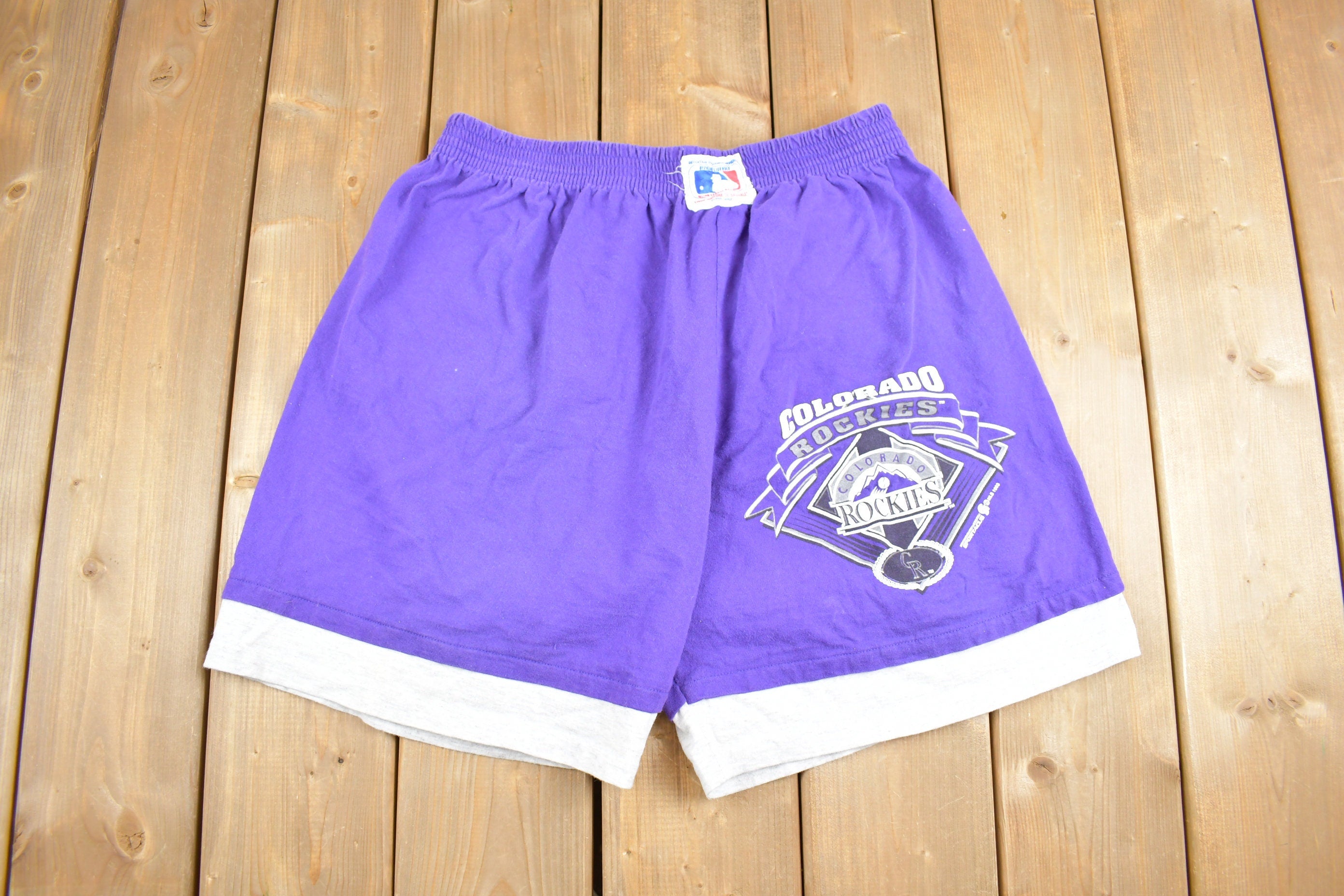 Vintage 1993 Colorado Rockies MLB Shorts