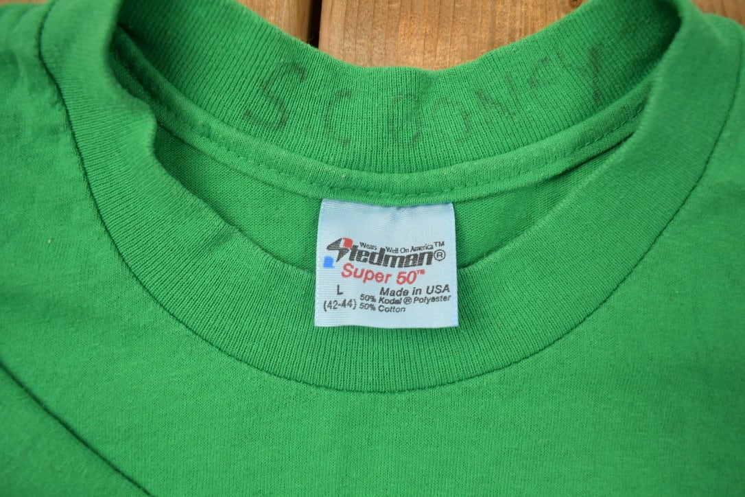 Vintage 1989 Graphic Burlington International Games T Shirt