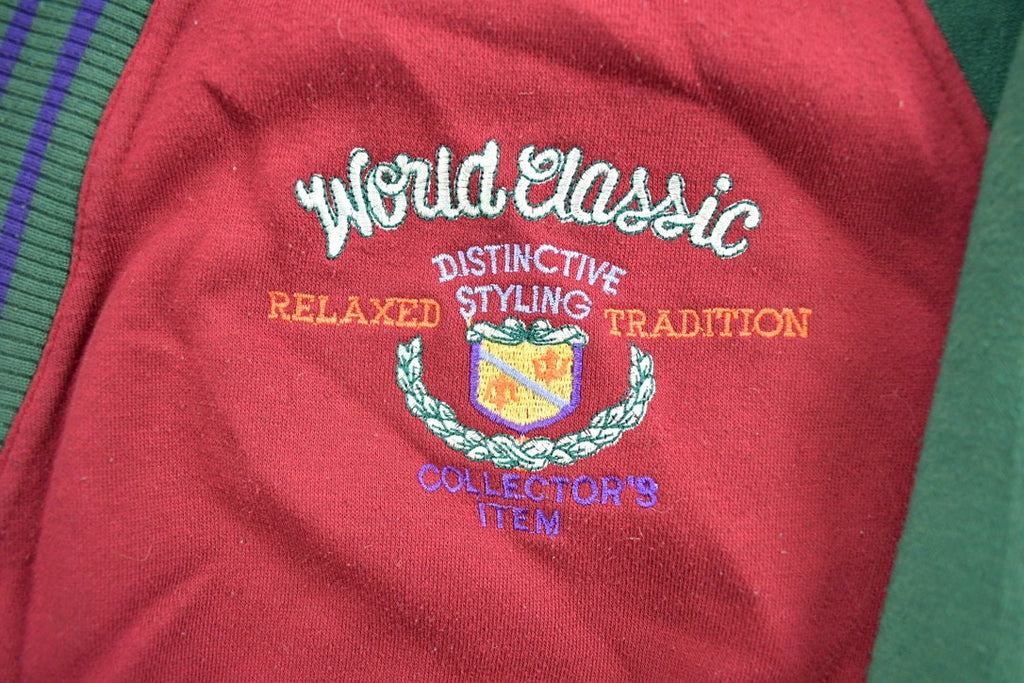 Vintage 1990s World Classic Distinctive Styling Cardigan Sweater