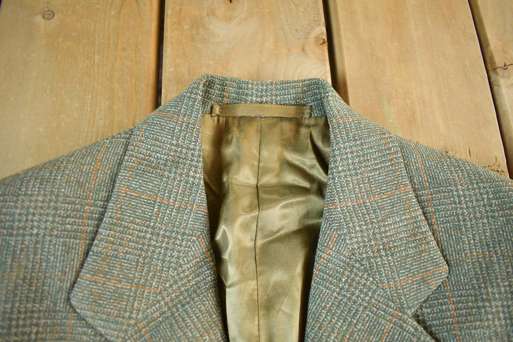 Vintage 1980s Irsih Tweed Wool Blazer Jacket Men's Medium