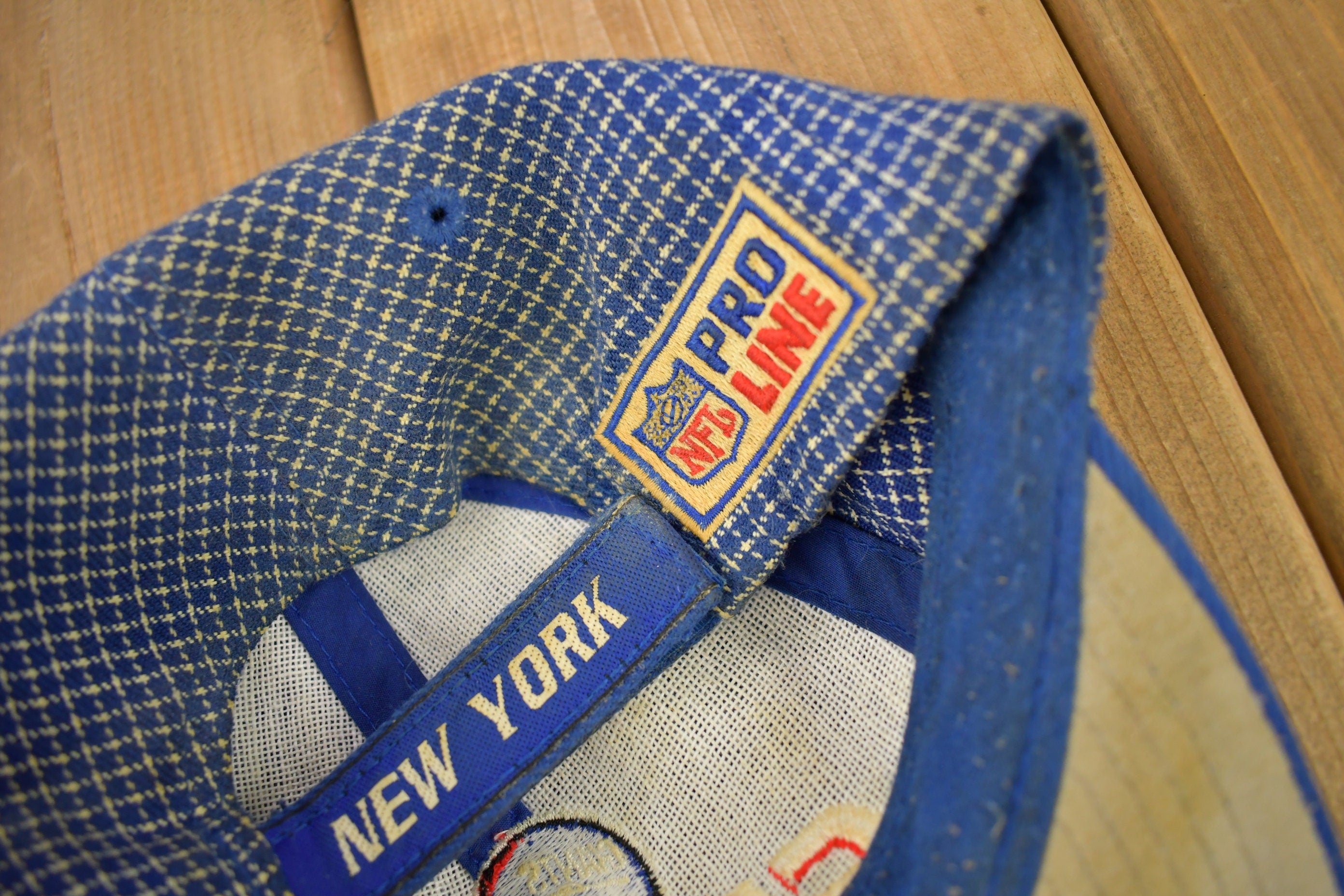 Vintage 1990s New York Giants NFLLogo Athletic Strap Back Hat