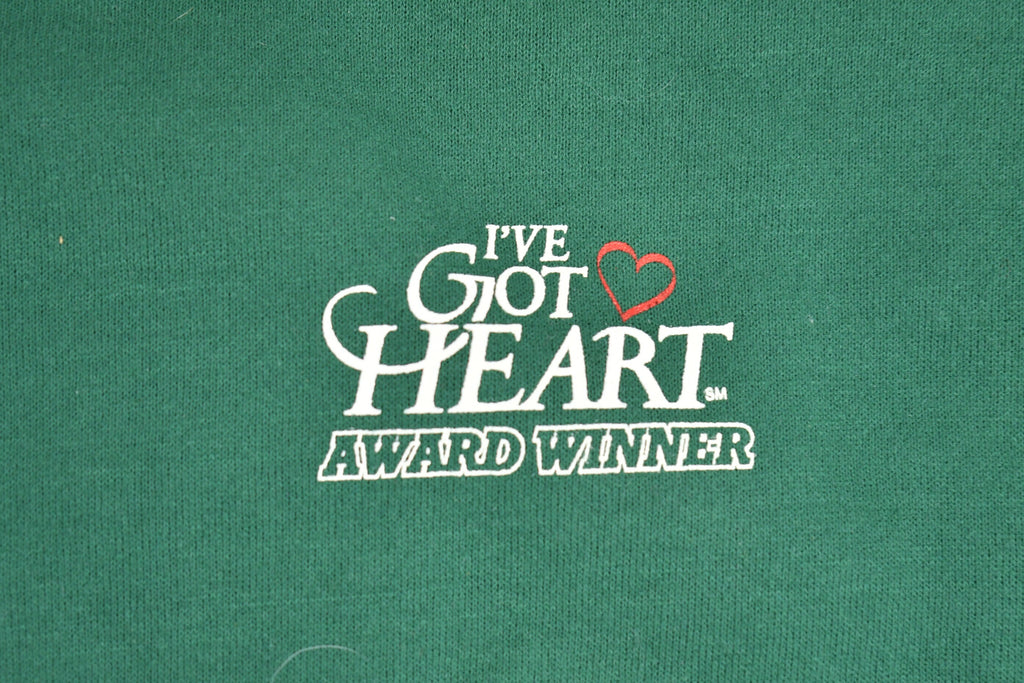 Vintage 1990s I've Got Heart Award Winner Graphic Crewneck Sweatshirt
