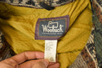 Vintage 1990s Woolrich Nature Pattern Wool Trench Duster Jacket Women's Large
