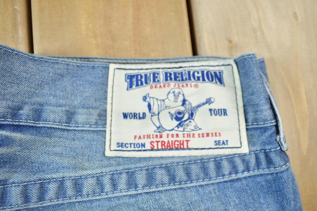 Vintage Y2K True Religion Denim Jeans Size 36x32