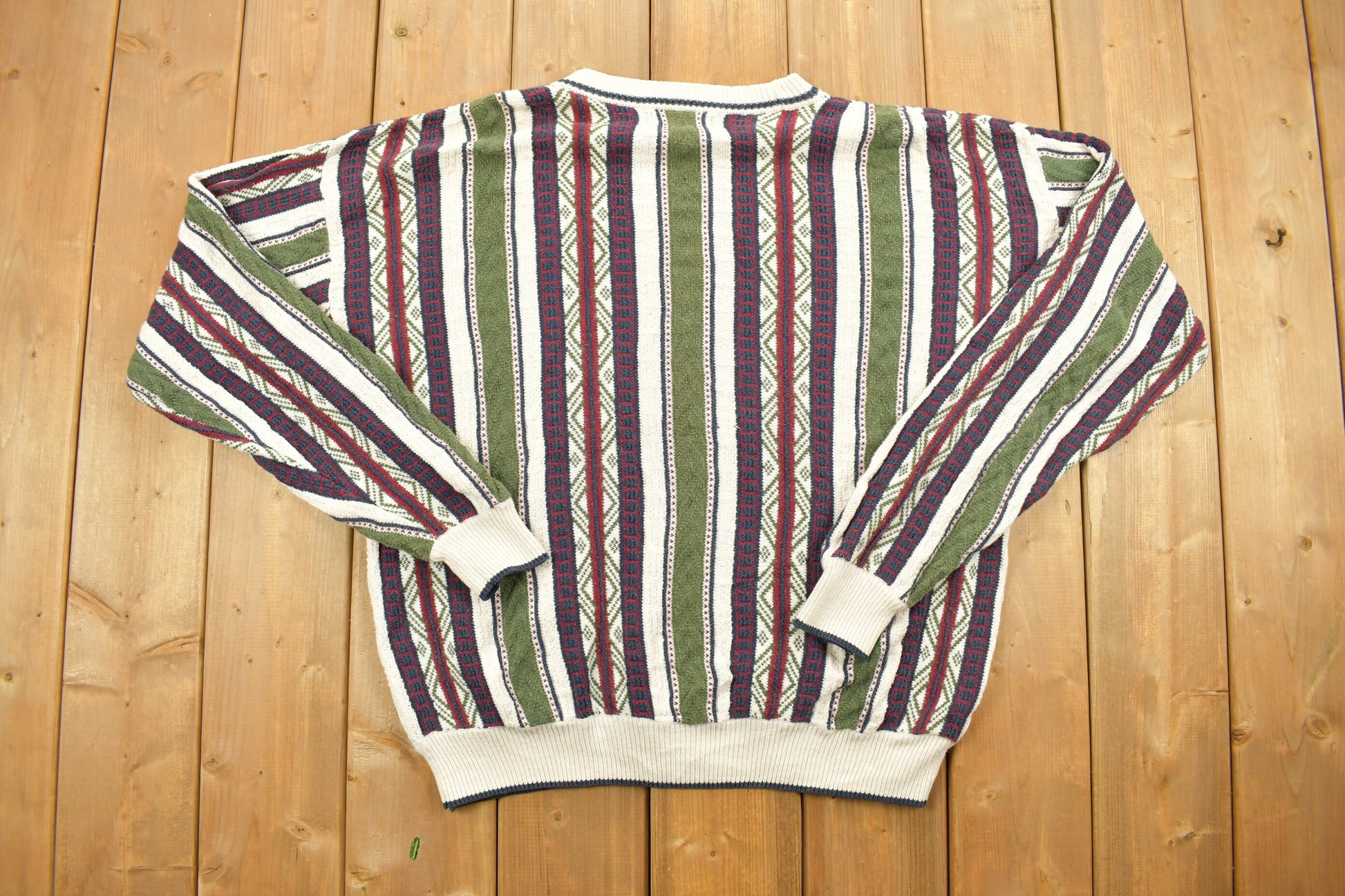 Vintage 1990s Abstract Knitted Sweater