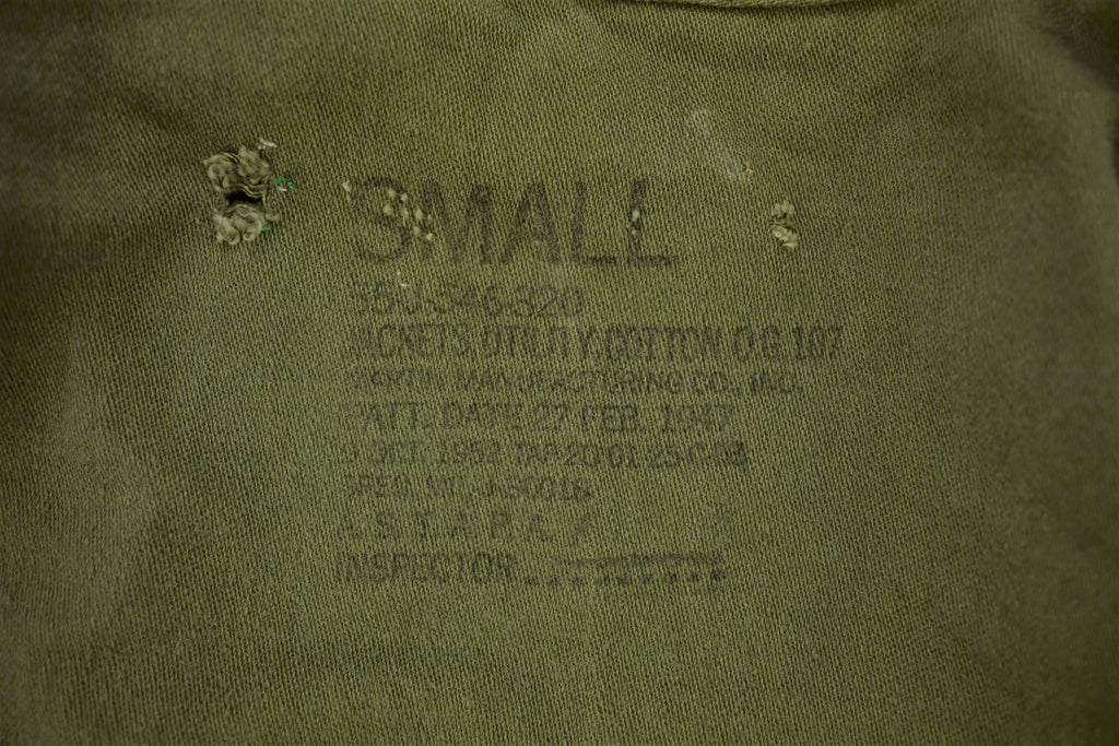 Vintage 1952 Military Button Up Shirt
